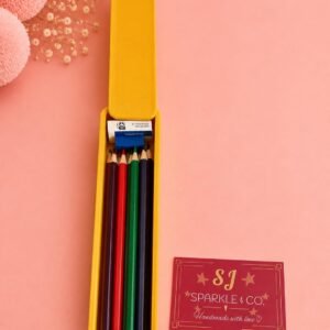 3D printed pencil box gold