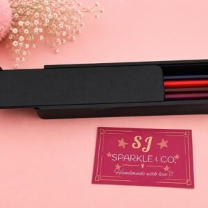 3D printed pencil box black