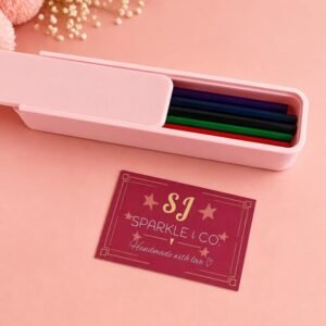 3D printed pencil box baby pink