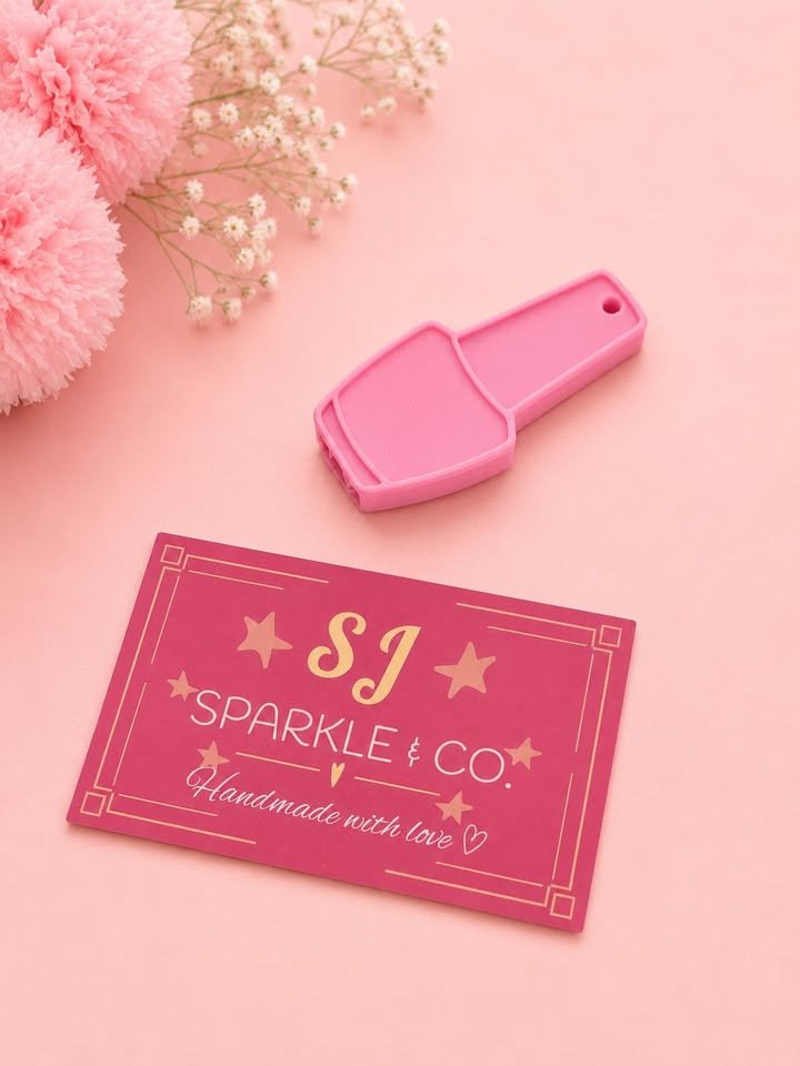 3d printed nail polish bottle soda can opener pink