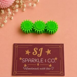 3D printed Fidget Spinner Neon Green