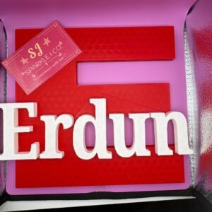 3D Custom Large name plaque