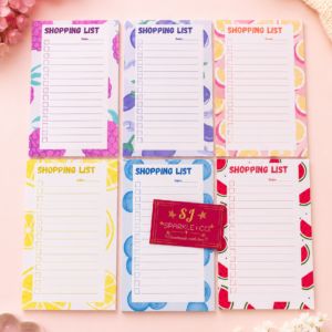 Shopping list notepads
