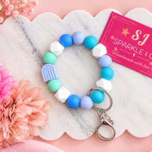 BEADED WRISTLET KEYCHAIN