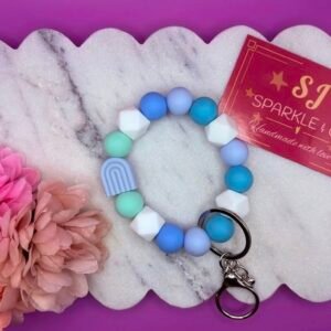 BEADED WRISTLET KEYCHAIN