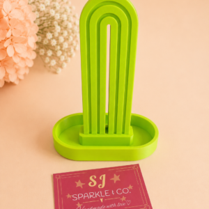 Scrunchie holder display apple green