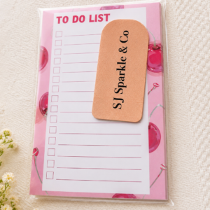 To do list notepad cherry