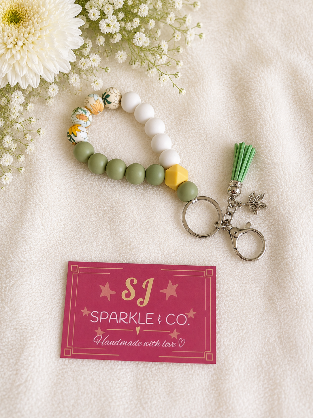 Beaded TEAR DROP WRISTLET