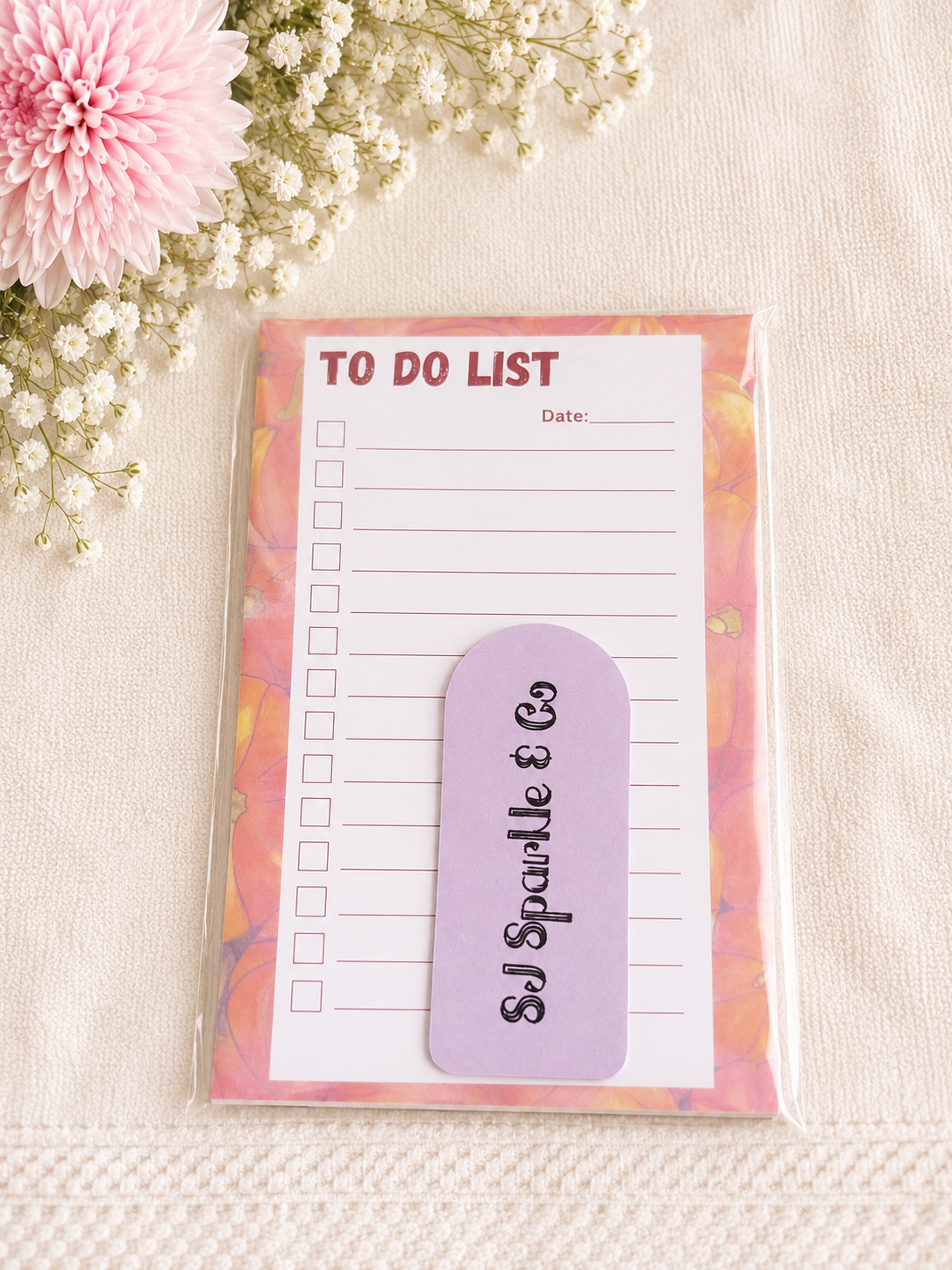 To do list notepad pumpkin