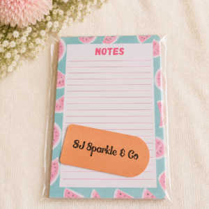Notes notepad green watermelon