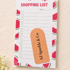 Shopping list notepad watermelon
