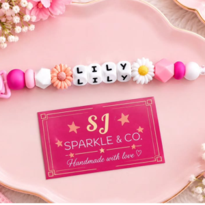 Personalized baby dummy clip